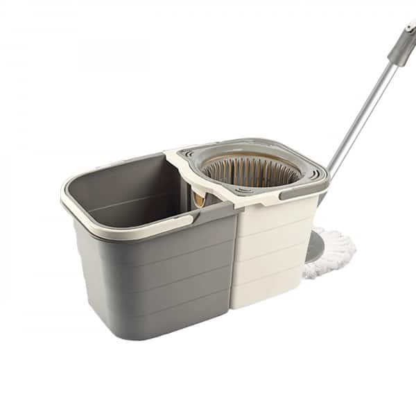 Mop rotativ 360grade, cu doua recipiente pentru apa